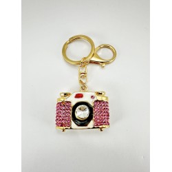  Fotoğraf Makinesi Pembe Anahtarlık 